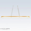 Sospensione luminosa ovale design