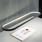 Sospensione luminosa ovale design