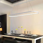 Sospensione luminosa ovale design