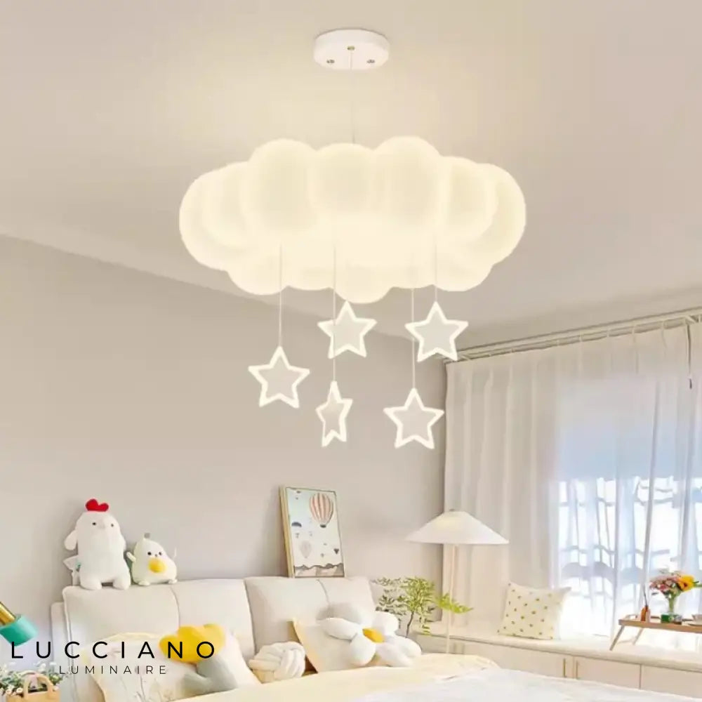Sospensione luminosa per camera da letto per bambini