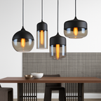Sospensione moderna design in vetro e metallo Loft