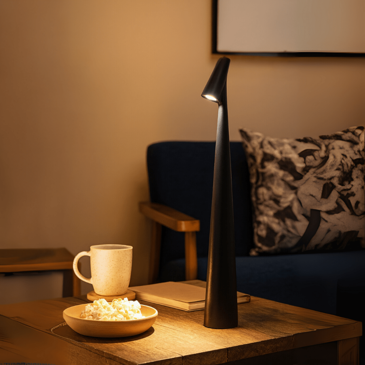 EVOLUCE – Lampada da Tavolo Ricaricabile con Design Moderno e Lunga Durata della Batteria