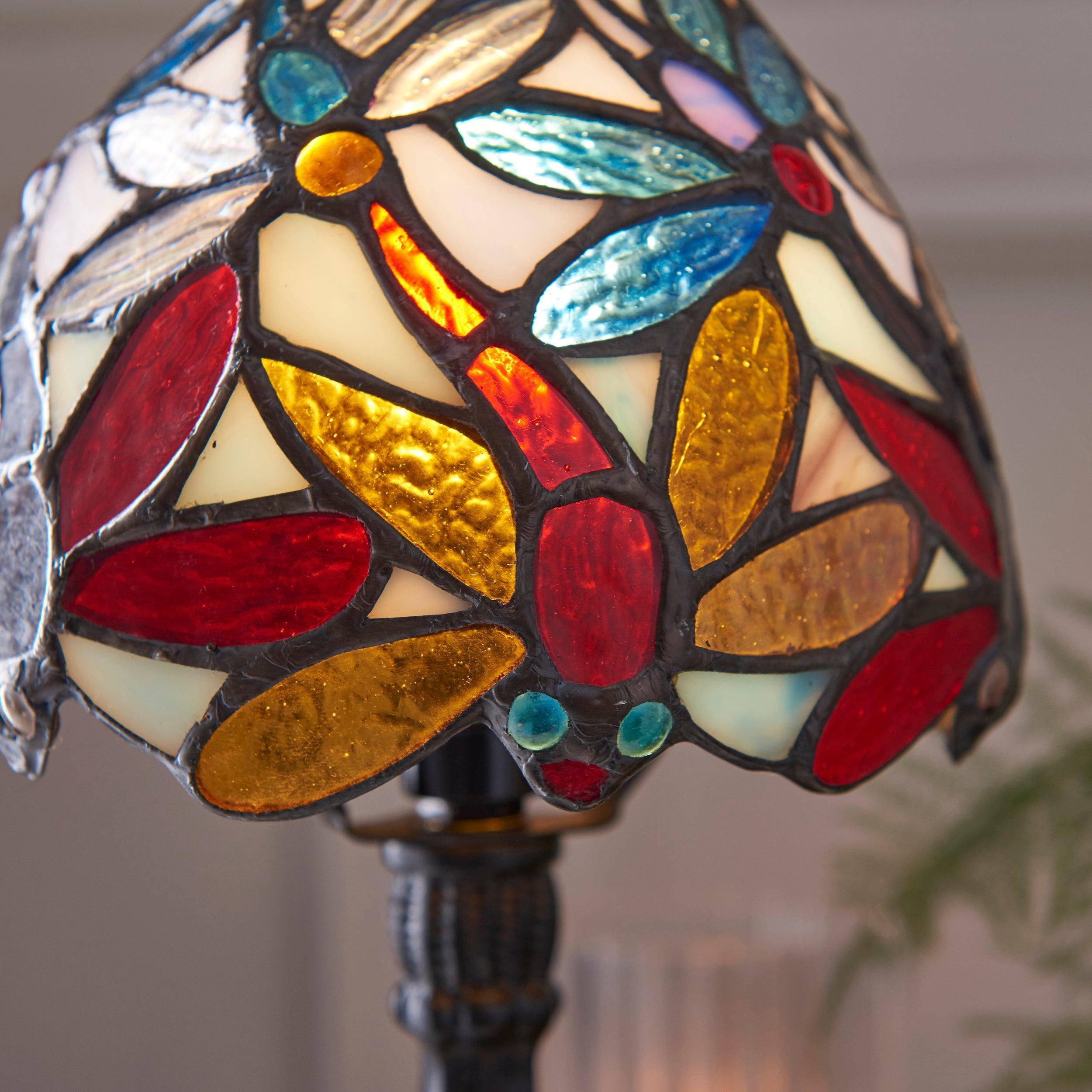 Lampada da Comodino Lorette Tiffany di Interiors 1900