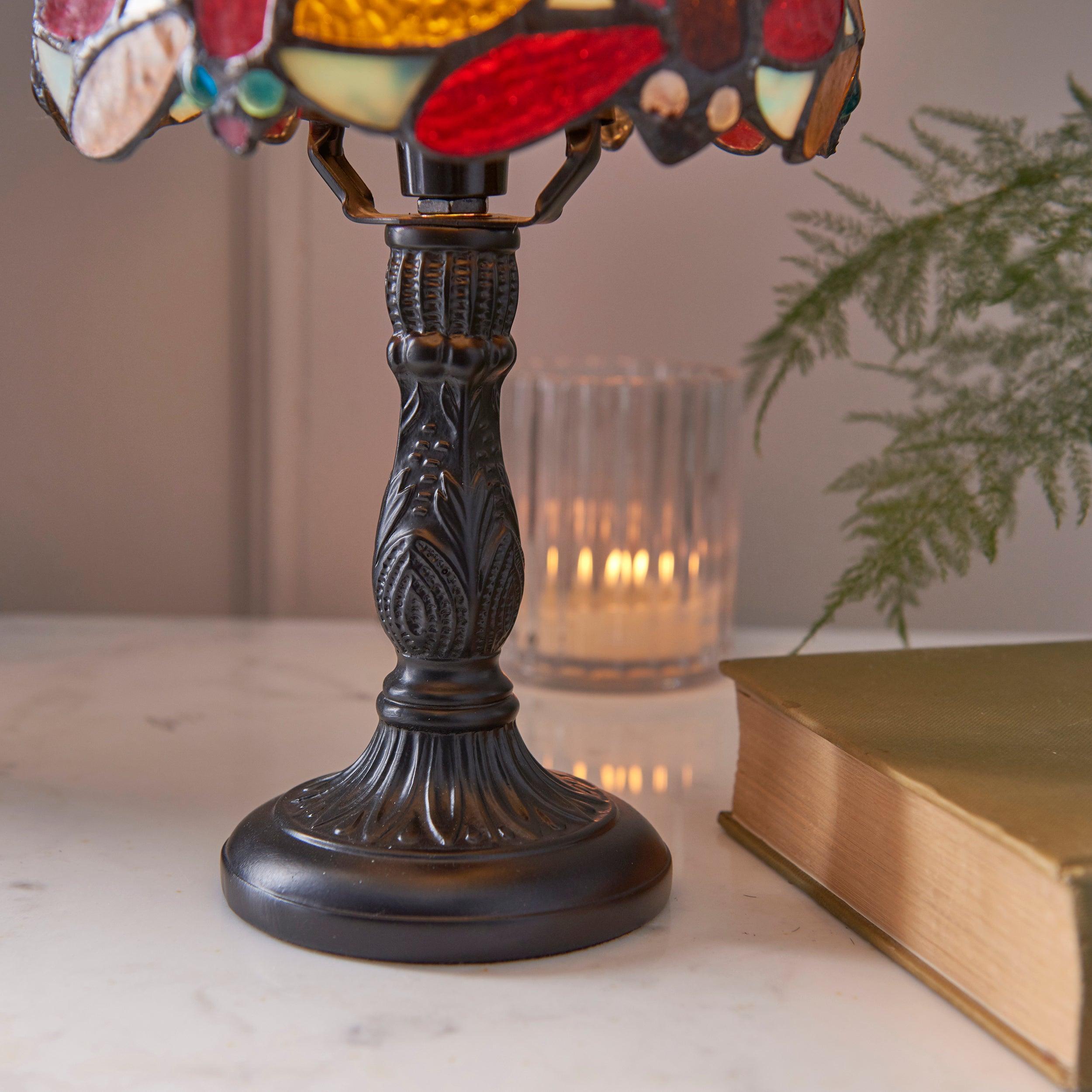 Lampada da Comodino Lorette Tiffany di Interiors 1900