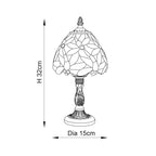 Lampada da Comodino Lorette Tiffany di Interiors 1900