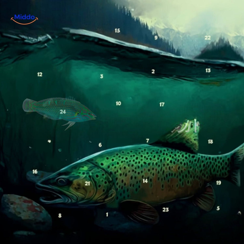 AngelFreude Calendario dell'Avvento | 24 regali creativi per pescatori entusiasti