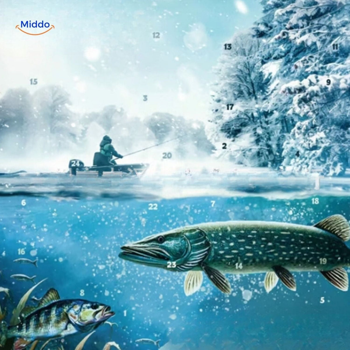 AngelFreude Calendario dell'Avvento | 24 regali creativi per pescatori entusiasti