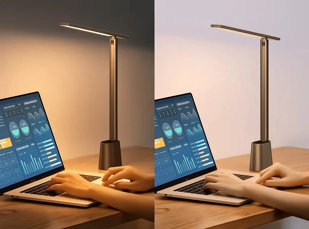 Lampada da Tavolo Smart LED Ricaricabile e Pieghevole