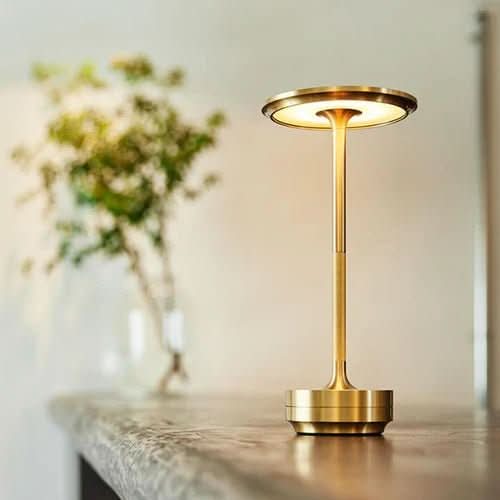 ECLARO – Lampada da Tavolo Ricaricabile con Luce LED Dimmerabile
