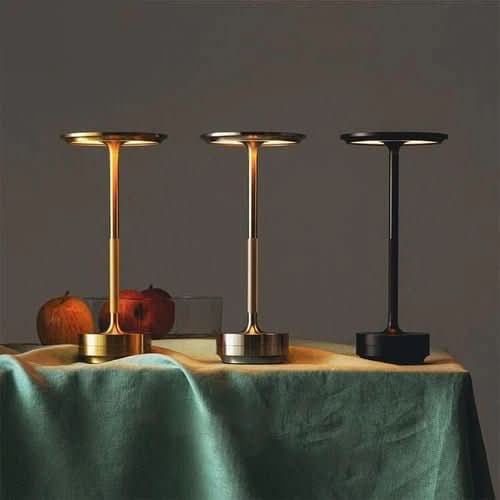 ECLARO – Lampada da Tavolo Ricaricabile con Luce LED Dimmerabile