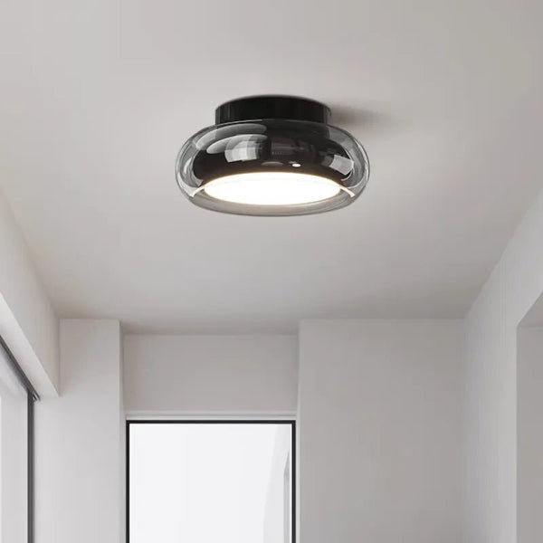 Lampada da soffitto vintage in acrilico LED piccola