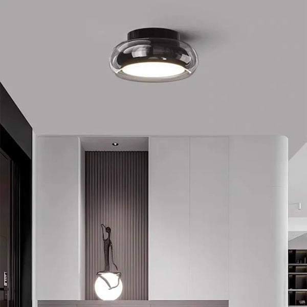 Lampada da soffitto vintage in acrilico LED piccola