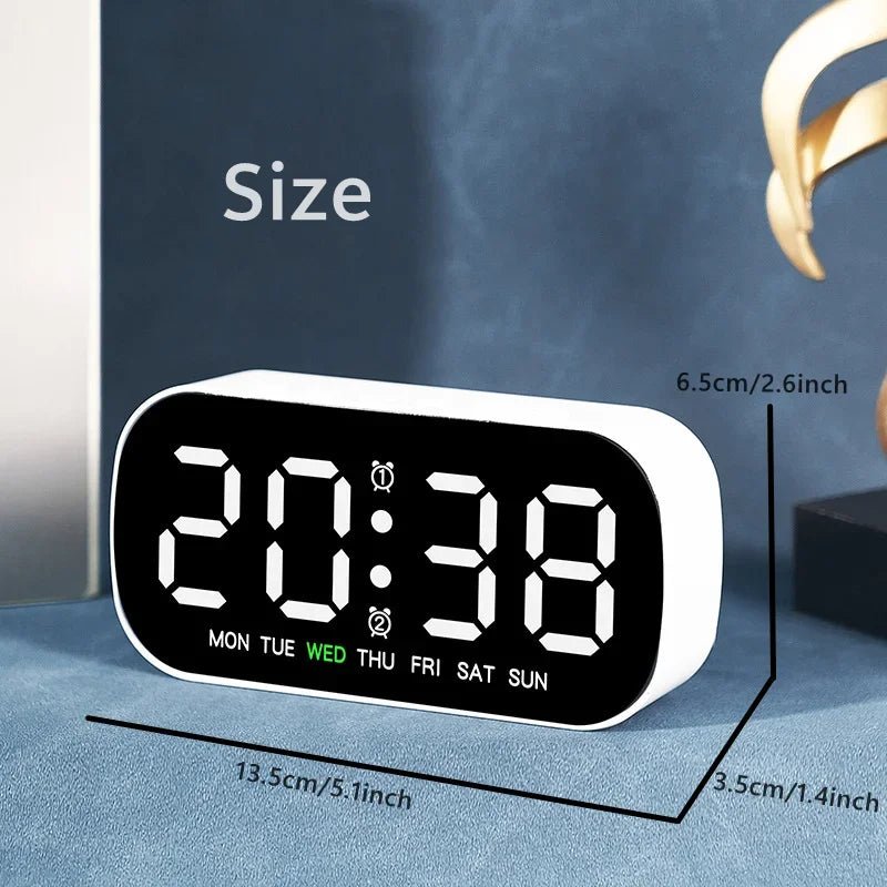 TEMPWATCH – Orologio Digitale Alarm con LED e Display della Temperatura