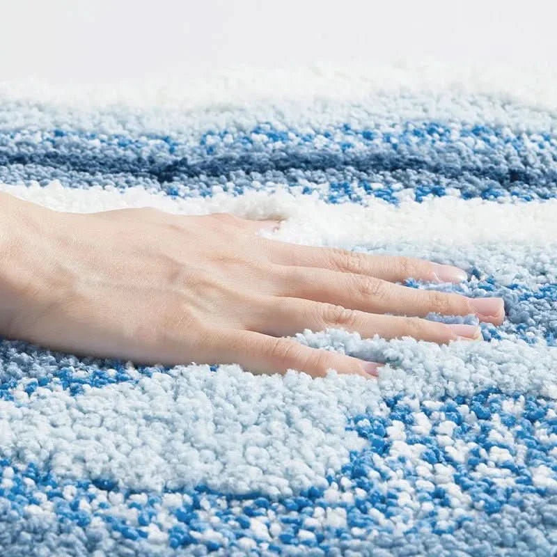 TERRALUX – Tappeto in Peluche Organico con Microfibra Ultra-Morbida e Base Antiscivolo