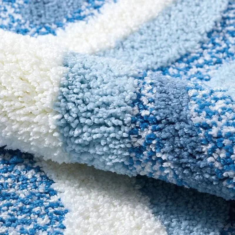 TERRALUX – Tappeto in Peluche Organico con Microfibra Ultra-Morbida e Base Antiscivolo