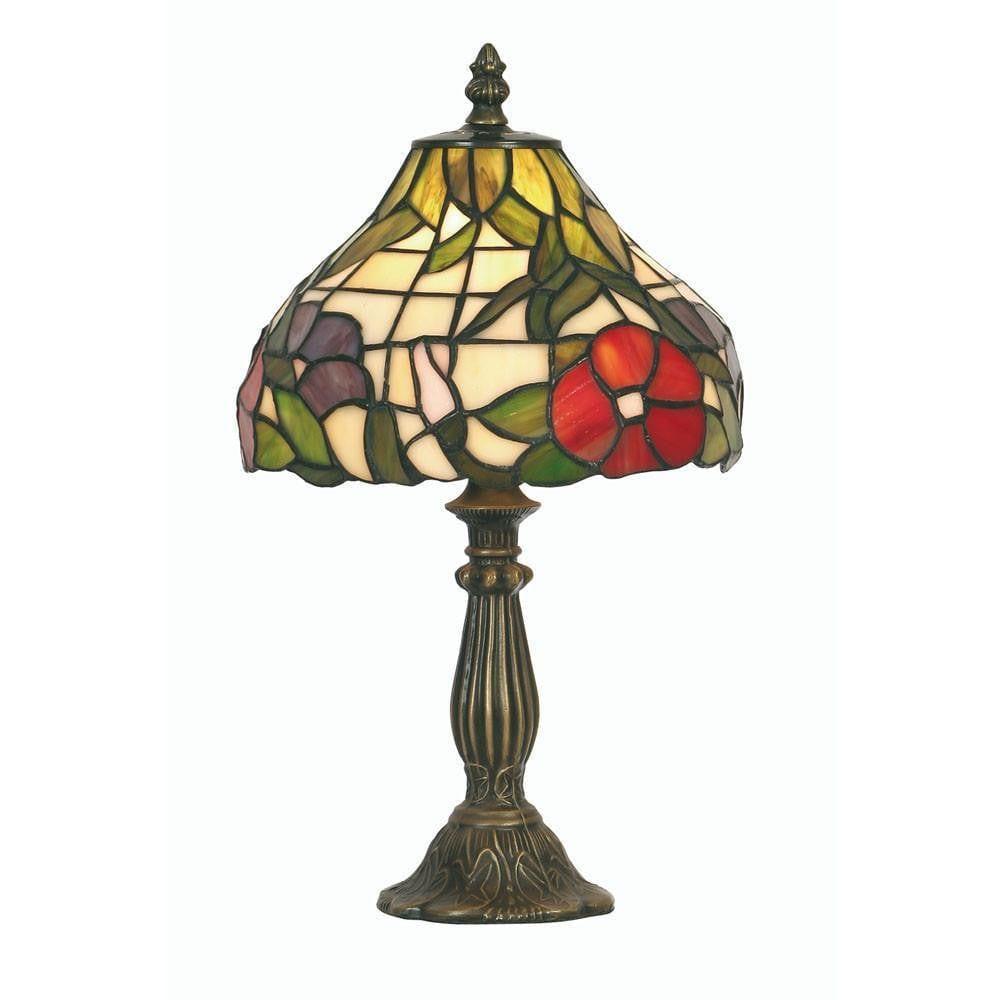 Lampada da Tavolo Notturno Oaks Tiffany Peonies