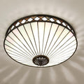 Interiors 1900 Fargo Grande Lampada da Soffitto Tiffany