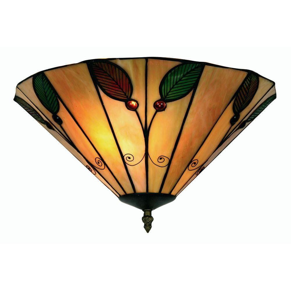 Lampada da soffitto Tiffany Foglia Oaks