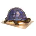 Lampada da Tavolo Tartaruga Tiffany Blu Oaks