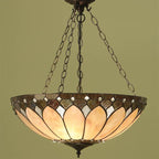 Lampada a soffitto Tiffany Invertita Brooklyn Media