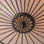 Interiors 1900 Fargo Flush Tiffany Lampada da Soffitto