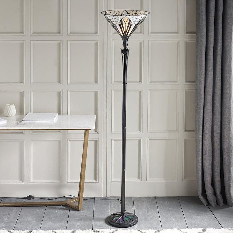 Lampada da terra Tiffany Astoria Uplighter Interiors 1900