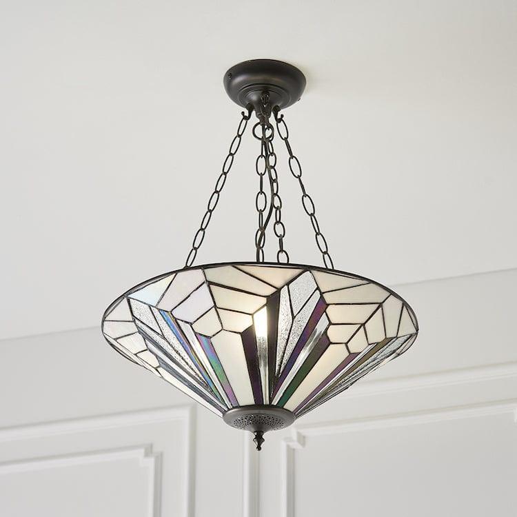 Interiors 1900 Astoria Grande Lampadario Tiffany Inverso