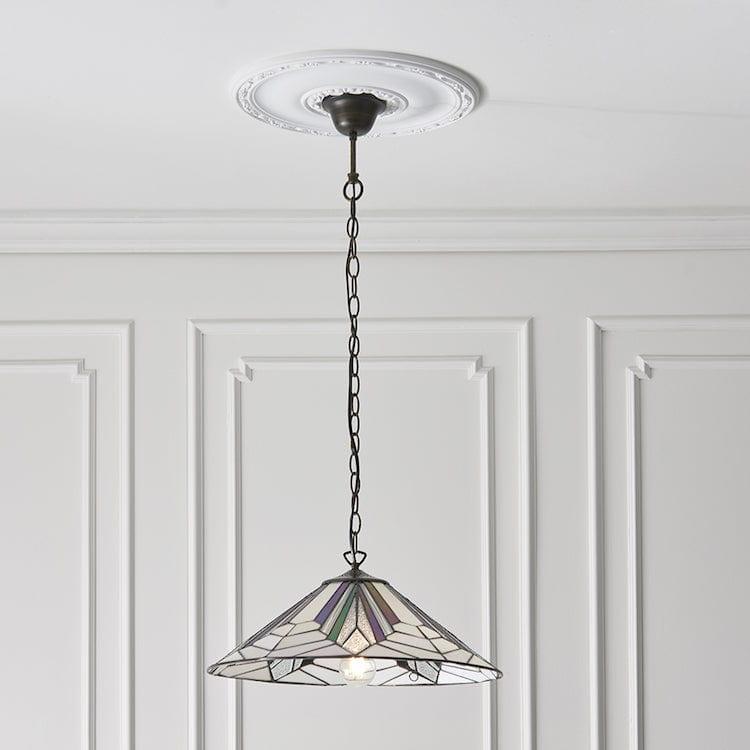 Astoria Grande Lampada da Soffitto Tiffany - Attacco per Una Lampadina