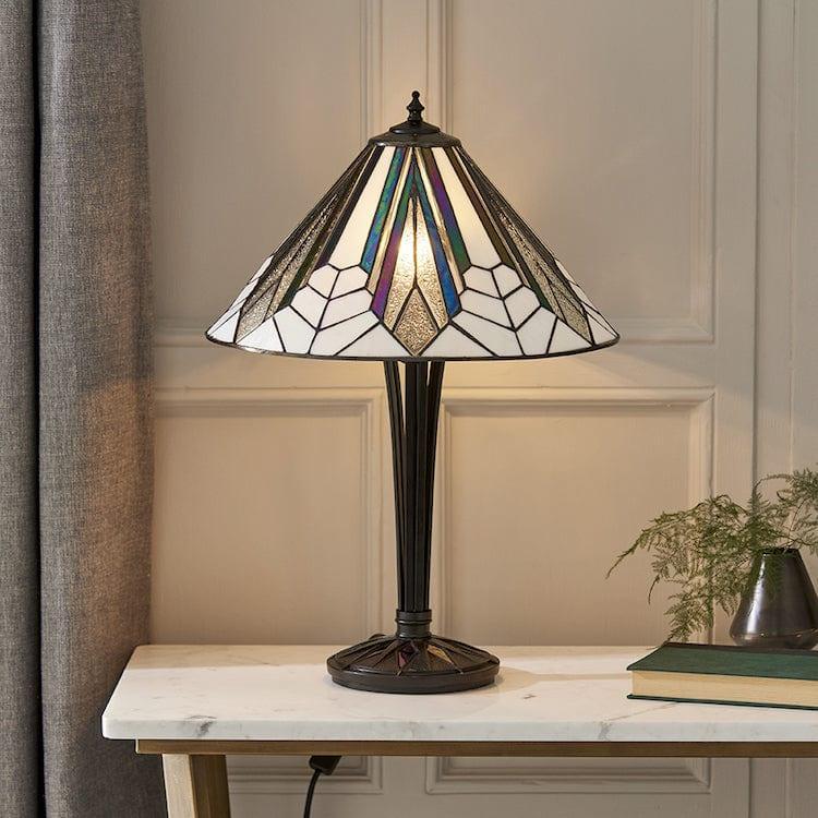 Lampada da Tavolo Media Tiffany Astoria di Interiors 1900