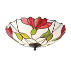 Interiors 1900 Botanica Grande Lampada da Soffitto Tiffany