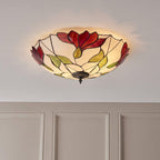 Interiors 1900 Botanica Grande Lampada da Soffitto Tiffany