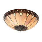 Interiors 1900 Brooklyn Grande Lampada da Soffitto Tiffany