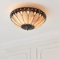 Interiors 1900 Brooklyn Grande Lampada da Soffitto Tiffany