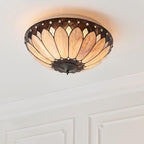 Interiors 1900 Brooklyn Grande Lampada da Soffitto Tiffany