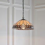 Lampada da soffitto Tiffany Brooklyn Media - Attacco per una lampadina