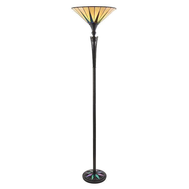Lampada da Terra Tiffany Dark Star Uplighter Interiors 1900