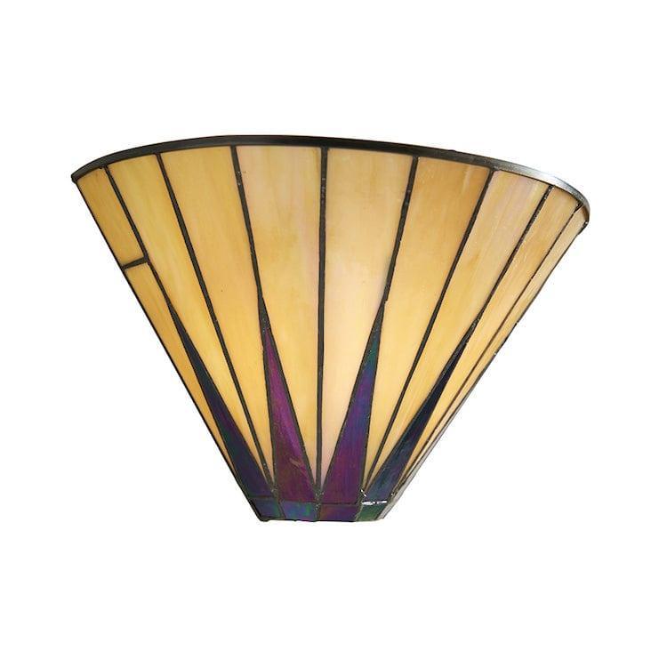 Interiors 1900 Dark Star Tiffany Wall Light
