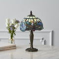 Lampada da Tavolo Intermedia Tiffany Libellula Blu