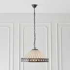 Fargo Grande Lampada da Soffitto Tiffany - Attacco per 1 Lampadina