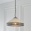Fargo Grande Lampada da Soffitto Tiffany - Attacco per 1 Lampadina