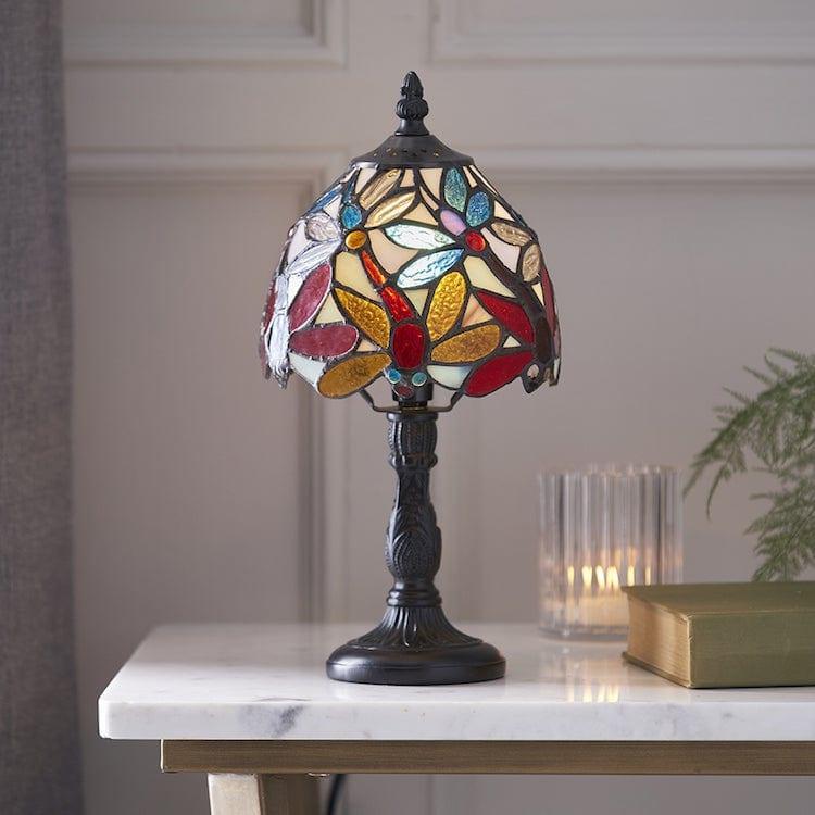 Lampada da Comodino Lorette Tiffany di Interiors 1900