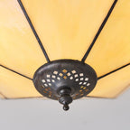 Interiors 1900 Nevada Grande Lampada da Soffitto Tiffany Flush