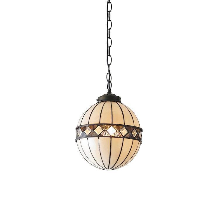Interiors 1900 Fargo Piccola Lampada da Soffitto Tiffany Globe