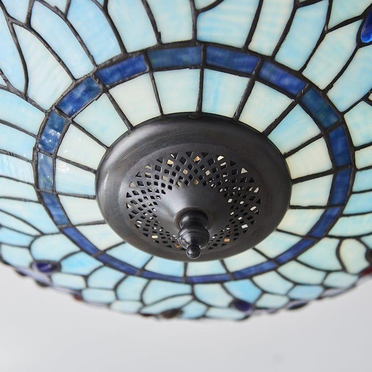 Luce da soffitto Tiffany Medium Drago Blu
