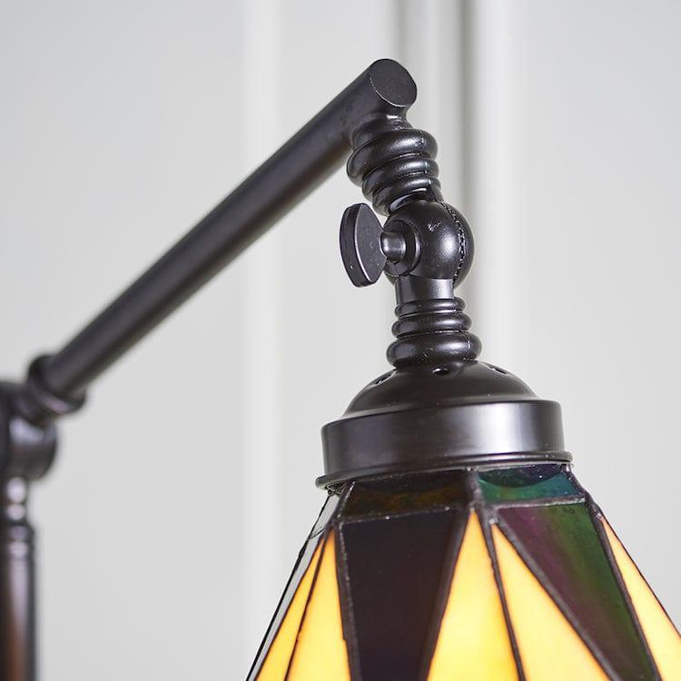 Lampada da Terra Tiffany Dark Star