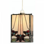 Lampada a soffitto Camillo Red Tiffany Easy Fit