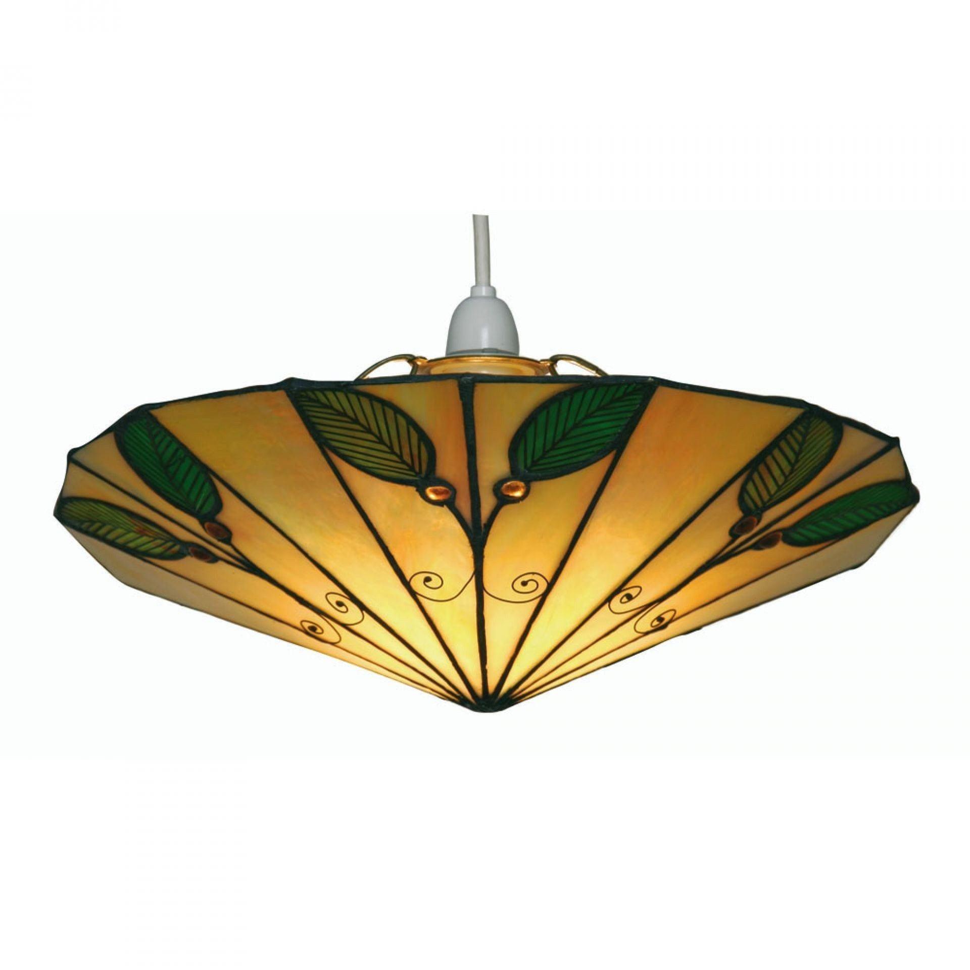 Lampadario a soffitto Tiffany Leaf Easy Fit