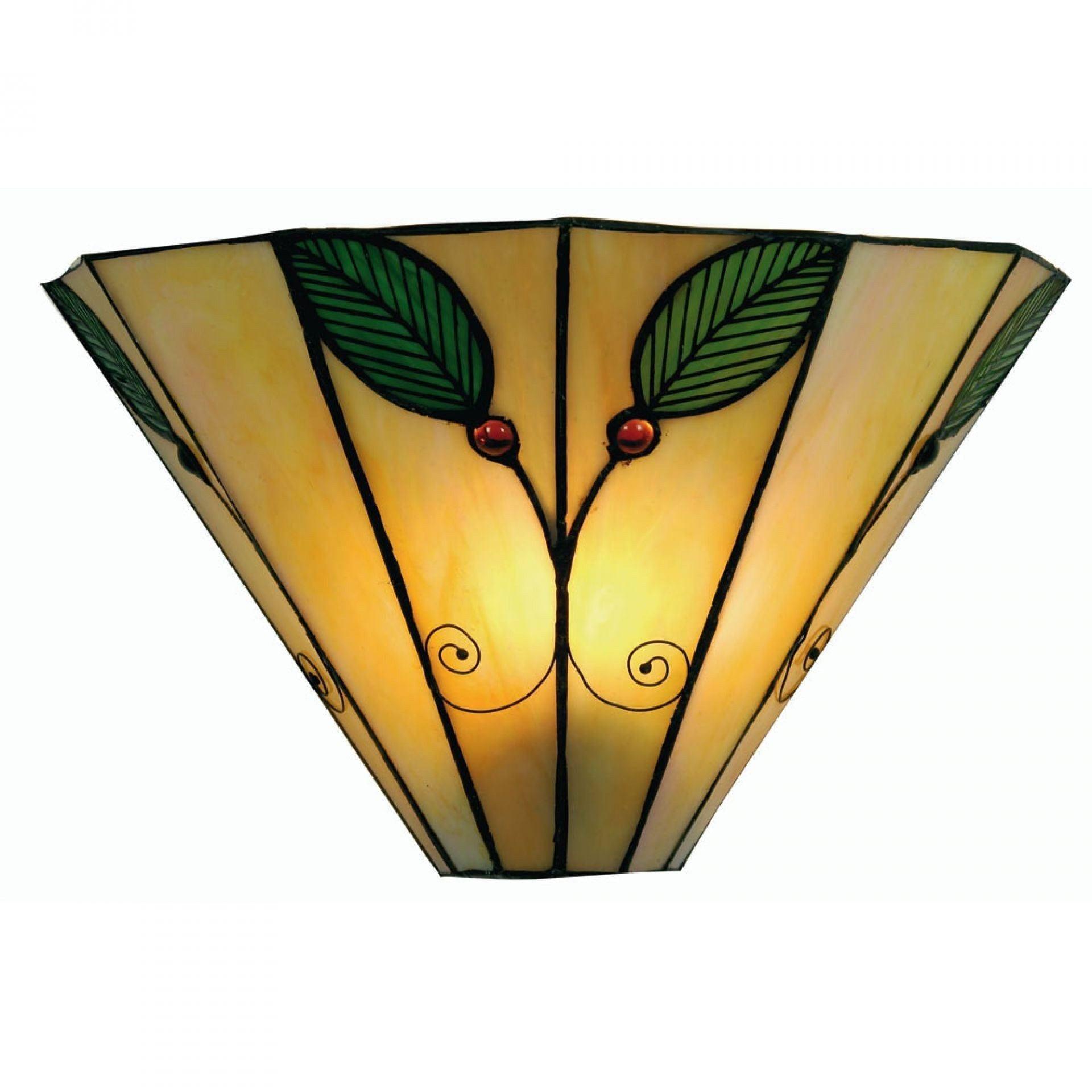 Oaks Tiffany Leaf Wall Light