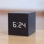 ZENICUBE – Orologio Alarm LED Minimalista con Visualizzazione di Ora, Data e Temperatura