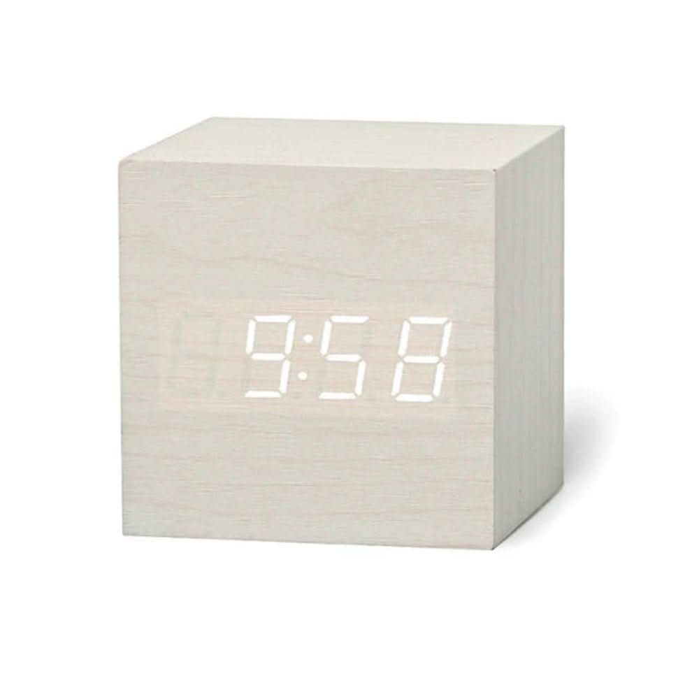 ZENICUBE – Orologio Alarm LED Minimalista con Visualizzazione di Ora, Data e Temperatura